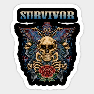 SURVIVE SURV SURVIVOR BAND Sticker